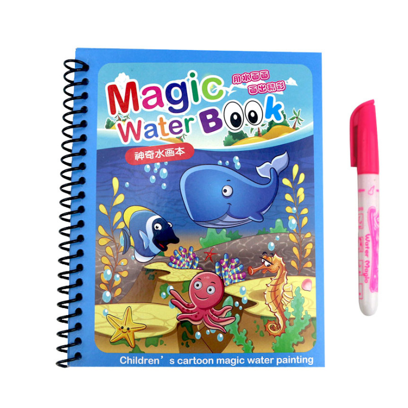Reusable Water Magic Coloring Book - Gorąca sprzedaż wielokrotnego użytku magiczny rysunek