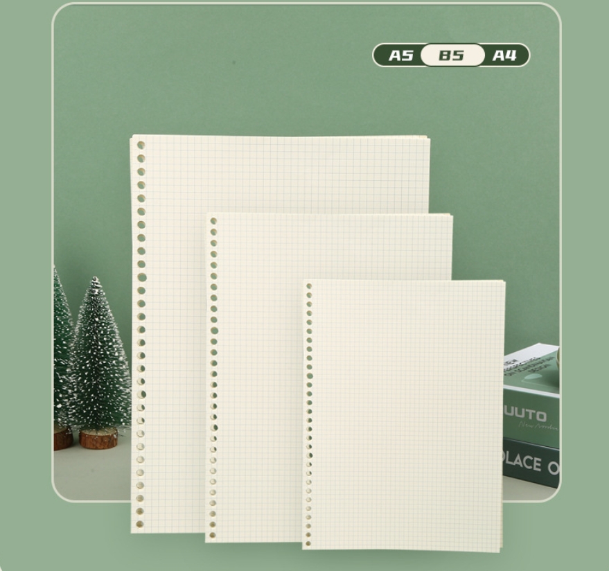 A5 Spiral Dotted Grid Notebook - A5 B5 Siatka liniowa 20 otworów