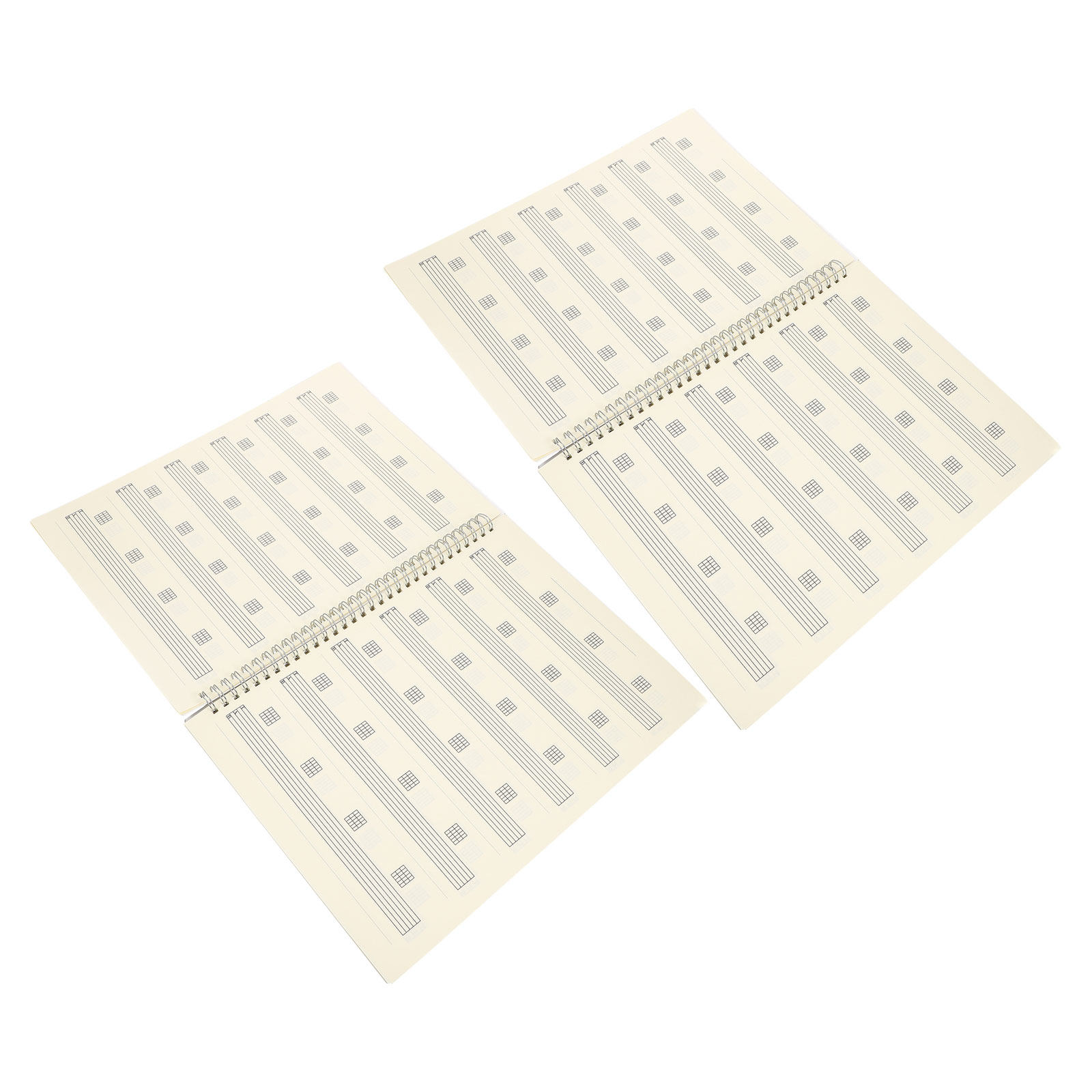 Blank Sheet Music Notebook - 2 sztuki, notatnik do tabulatur gitarowych,