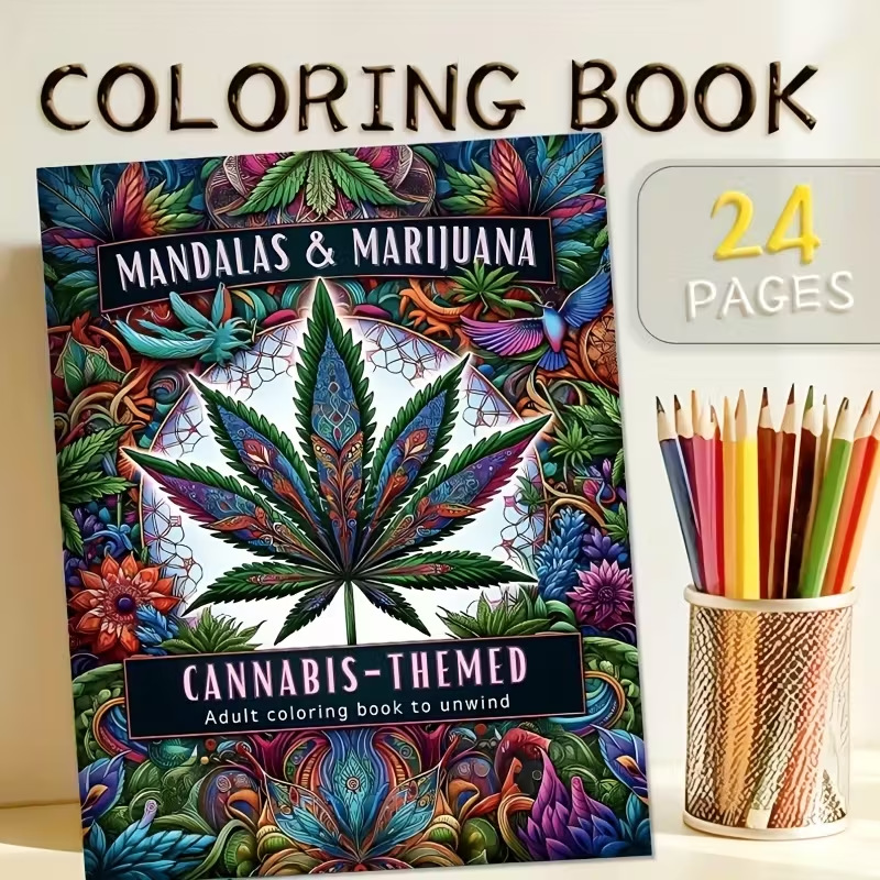 Adult Coloring Book Stress Relief - 24-stronicowa książka do kolorowania w stylu