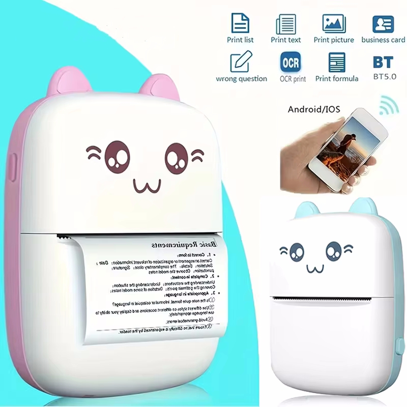 Mini przenośna drukarka termic – Mini Pocket Thermal Printer Paper Roll recenzja i cena