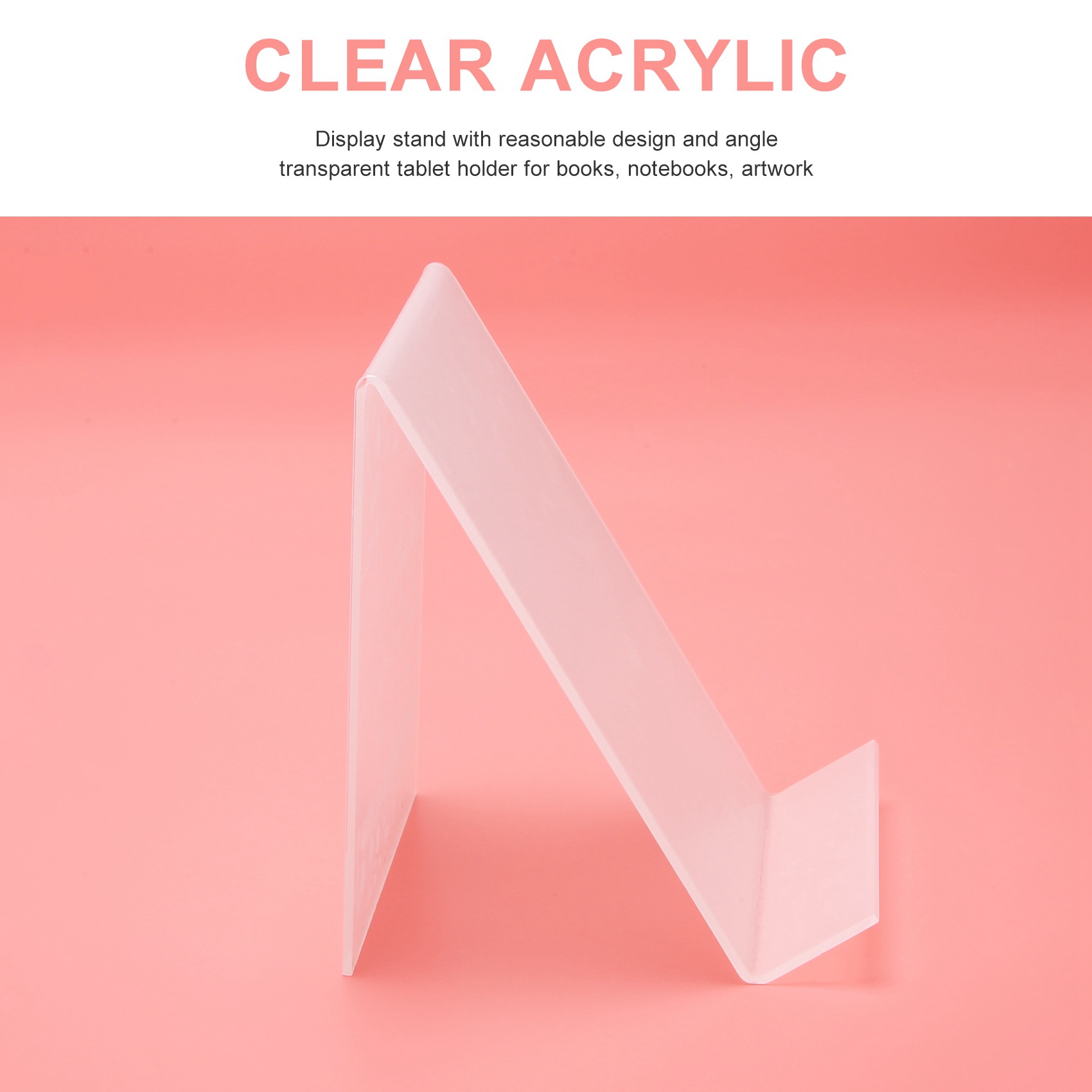 Akrylowy stojak na książki COF – Clear Acrylic Book Stand Holder recenzja i cena