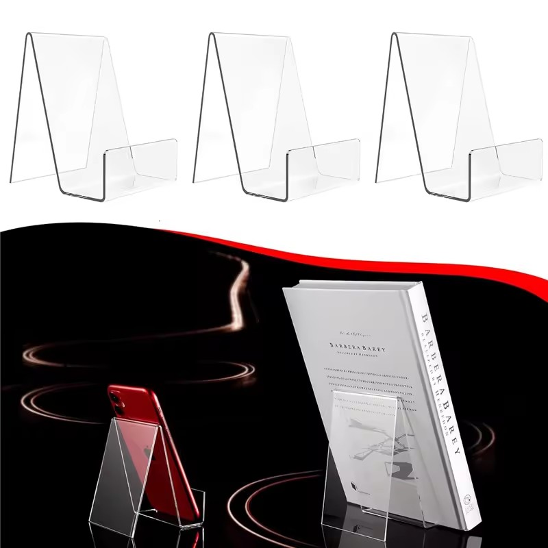 4 sztuki przezroczystych, regu – Clear Acrylic Book Stand Holder recenzja i cena