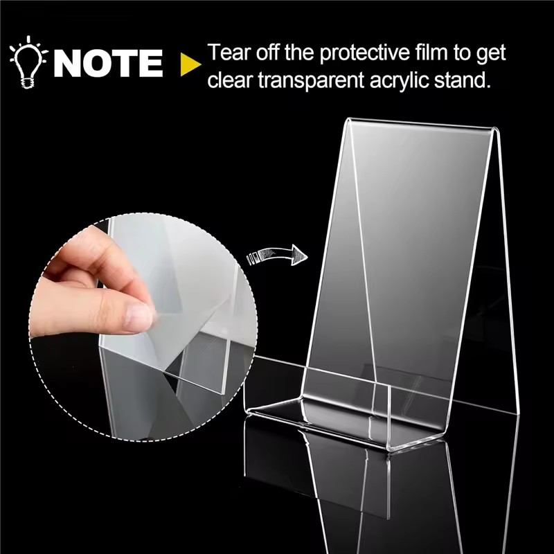 4 sztuki przezroczystych, regu – Clear Acrylic Book Stand Holder recenzja i cena