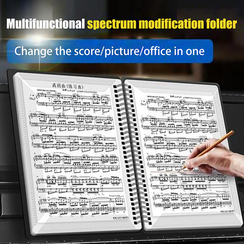 Elastyczny segregator na nuty  – Blank Sheet Music Notebook recenzja i cena