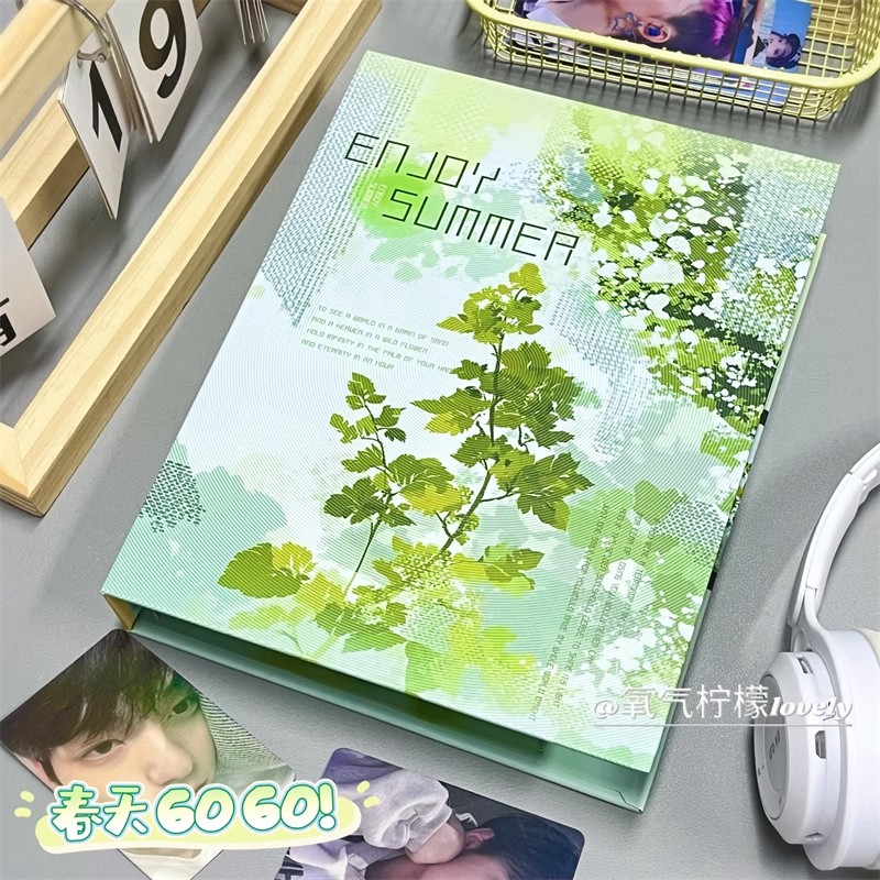 Letni Świeży Zielony Album na  – Kpop Photo Card Binder 3 Inch recenzja i cena