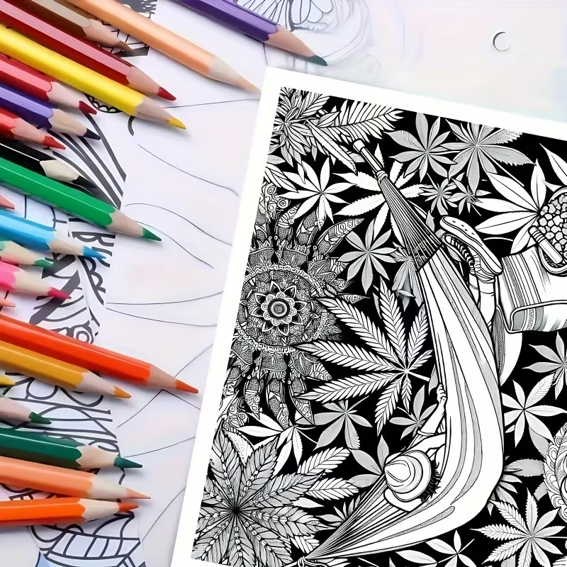 24-stronicowa książka do kolor – Adult Coloring Book Stress Relief recenzja i cena