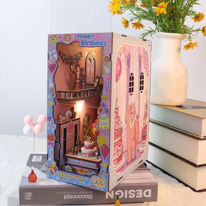 DIY Drewniana półka na książki – Diy Wooden Book Nook Kit Shelf Insert recenzja i cena